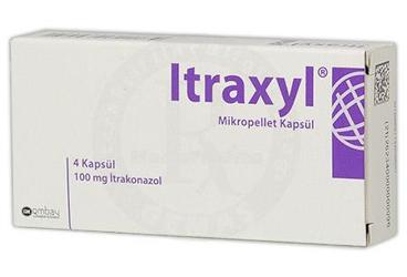 ITRAXYL 100 mg 4 mikropellet kapsül kutu görseli