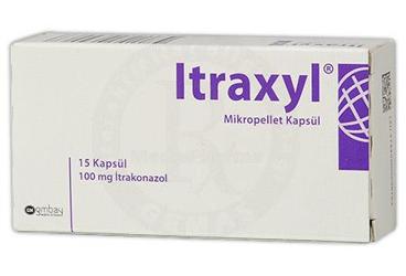 ITRAXYL 100 mg 15 mikropellet kapsül kutu görseli