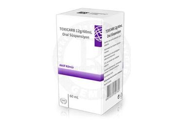 TOXICARB 12 G/60 ml oral süspansiyon kutu görseli