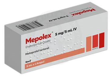MEPOLEX 5 mg/5 ml IV enj. çözelti içeren ampül kutu görseli