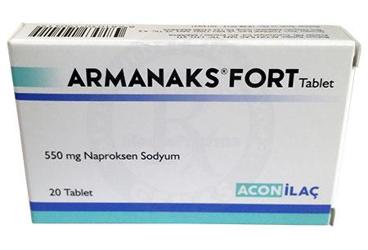 ARMANAKS 550 mg FORT 20 tablet kutu görseli