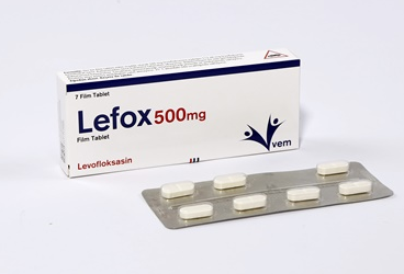 LEFOX 500 mg 7 film tablet kutu görseli
