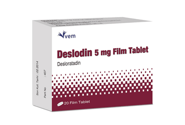 DESLODIN 5 mg 20 film tablet kutu görseli