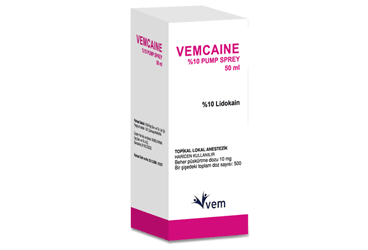 VEMCAINE PUMP sprey %10 50 ml şişe kutu görseli