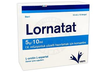 LORNATAT 5 mg/10 ml I.V infüzyonluk çözelti hazırlamak için konsantre (10 ampül) kutu görseli