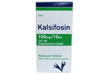 KALSIFOSIN 100 mg/ 10 ml I.V./ I.M. enjeksiyonluk çözelti (1 flakon) kutu görseli