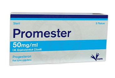 PROMESTER 50 mg/ml I.M. enjeksiyonluk çözelti (5 flakon) kutu görseli