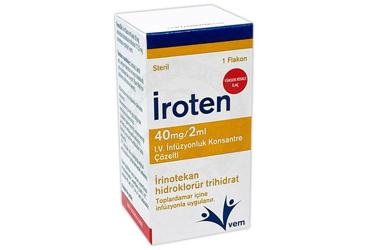 IROTEN 40 mg/2ml I.V infüzyonluk konsantre çözelti kutu görseli