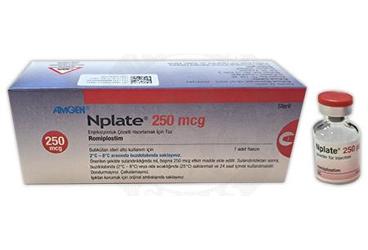 NPLATE 250 mcg enjeksiyonluk çözelti hazırlamak için toz kutu görseli