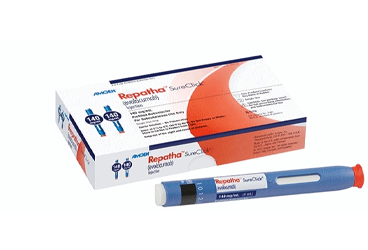 REPATHA 140 MG7ML SC enjeksiyonluk çözelti içeren kullanıma hazır kalem (2 kalem) kutu görseli