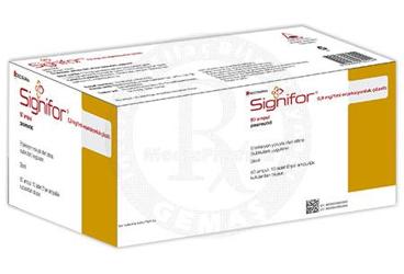 SIGNIFOR 0 6 mg/1ml enjeksiyonluk çözelti (60 ampül) { Recofarma } kutu görseli