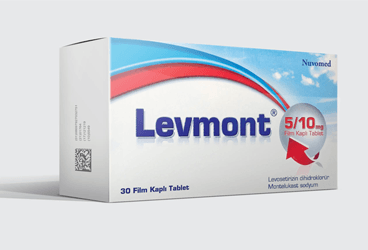 LEVMONT 5/10 mg 30 film kaplı tablet kutu görseli