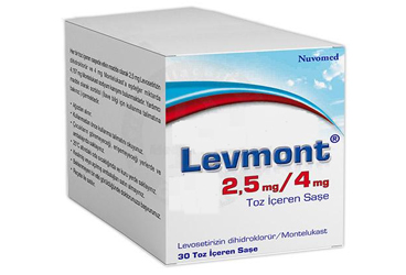 LEVMONT 2.5/4 mg 30 saşe kutu görseli
